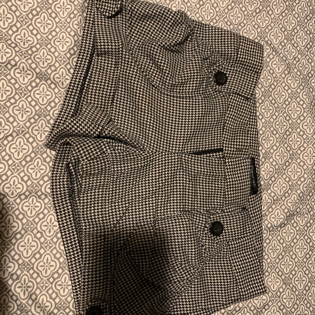 Houndstooth Pattern Shorts